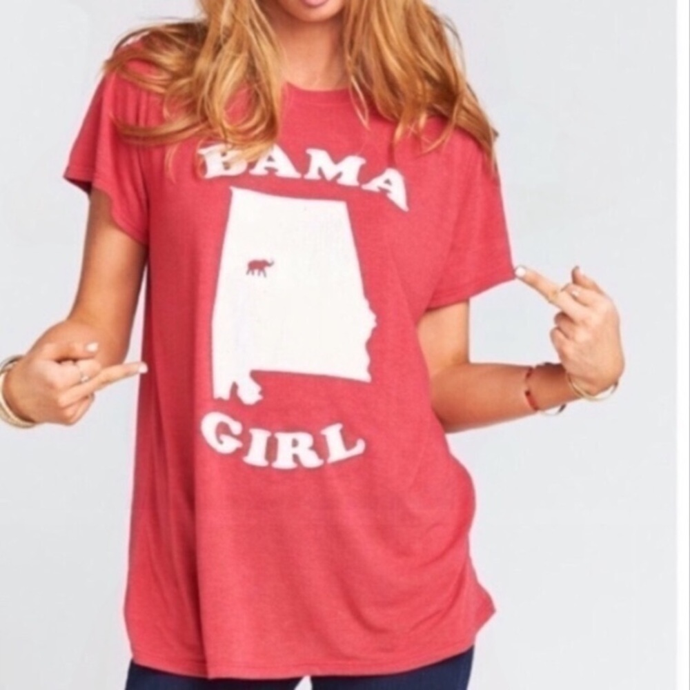 Show Me Your Mumu Red Bama Girl Tee - Picture 10 of 10